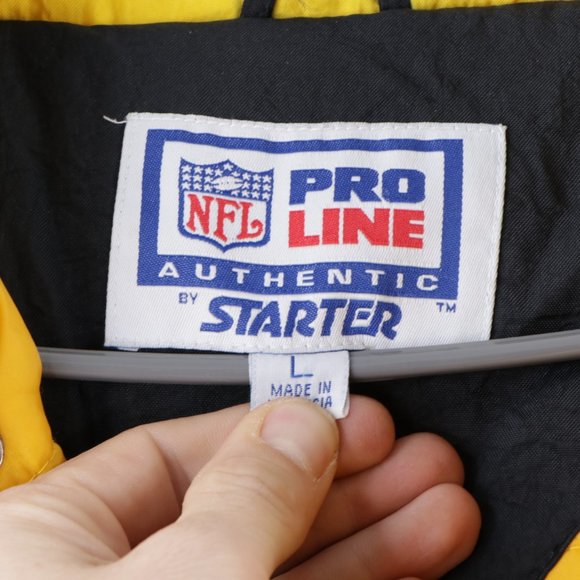 Vintage Starter Pittsburgh Steelers Hooded Jacket - Picture 8 of 12